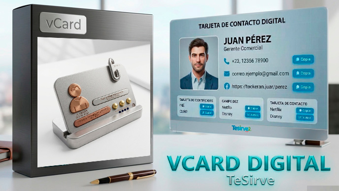 Generador de Tarjeta Digital — Producto completo